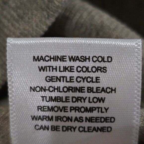 Robert Talbott Men L 1/4 Zip Pullover Jacket Shirt Tan Pima Cotton Layering Prep - Picture 8 of 10